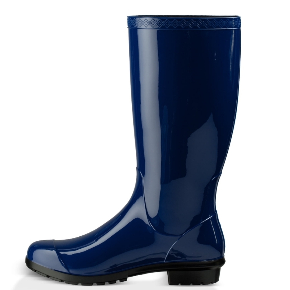 UGG Australia Women's Rain Boot Blue Jay Shaye Tall 1012350 Sz 6 NIB